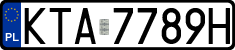 License plates of Poland, Regular car plates