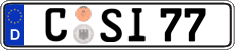 German license plate, Regular plates