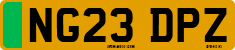 License plate of the United Kingdom, 2001 year system