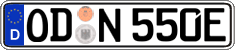 German license plate, Electric vehicles
