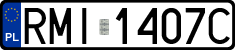 License plates of Poland, Regular car plates