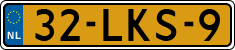 License plate of the Netherlands, Cars