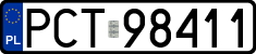 License plates of Poland, Regular car plates
