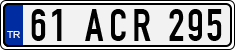 License plate of Turkey, Regular plates
