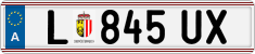 License plate of Austria, Regular plates