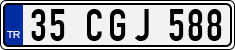 License plate of Turkey, Regular plates