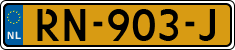 License plate of the Netherlands, Cars