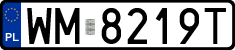 License plates of Poland, Regular car plates
