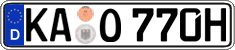 German license plate, Plates for oldtimers (type 