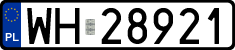 License plates of Poland, Regular car plates