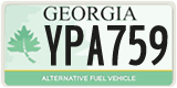 Georgia, Specialty plates