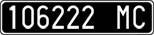 License plate of Italy, Cars (1927 year series)