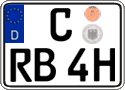 German license plate, Plates for oldtimers (type 
