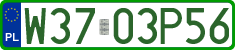 License plates of Poland, Professional plates
