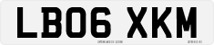 License plate of the United Kingdom, 2001 year system