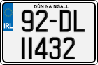 License plate of Ireland, Regular plates