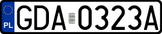 License plates of Poland, Regular car plates