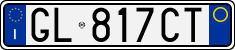 License plate of Italy, Cars (1994 year series)