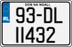 License plate of Ireland, Regular plates