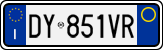 License plate of Italy, Cars (1994 year series)