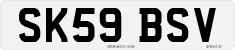 License plate of the United Kingdom, 2001 year system