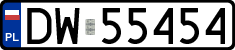 License plates of Poland, Regular car plates