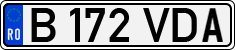 License plate of Romania, Regular plates