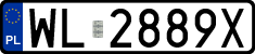 License plates of Poland, Regular car plates
