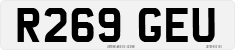 License plate of the United Kingdom, 1983 year system