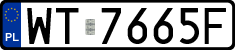 License plates of Poland, Regular car plates