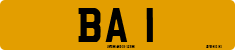 License plate of the United Kingdom, 1903 year system
