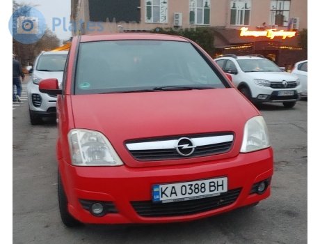 KA 0388 BH, Opel Meriva
