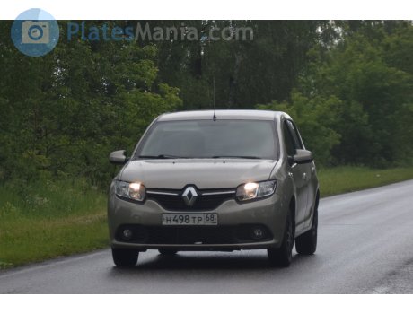 н498тр68, Renault Logan