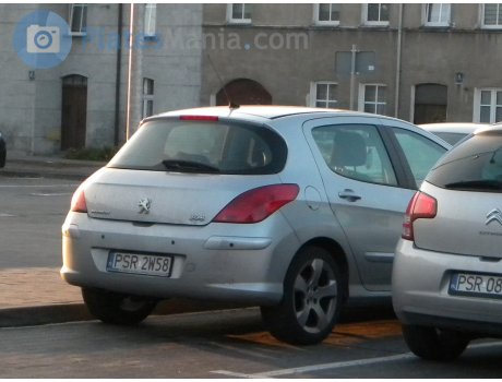 PSR 2W58, Peugeot 308