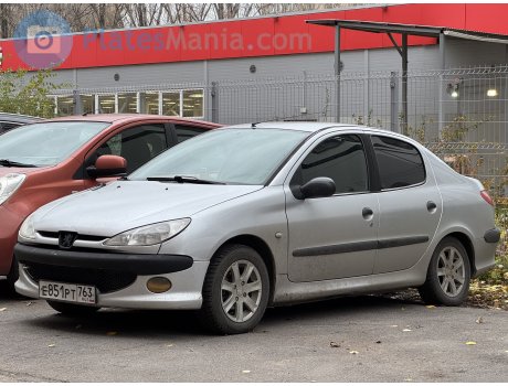 е851рт763, Peugeot 206