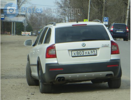 х803уа69, Skoda Octavia