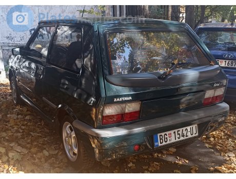 BG 1542-UJ, Zastava Yugo