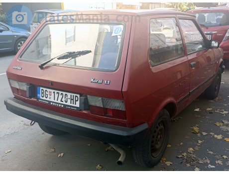 BG 1720-HP, Zastava Yugo