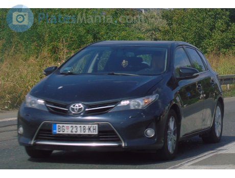 BG 2318-KH, Toyota Auris