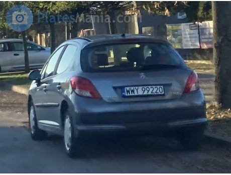 WWY 99220, Peugeot 207
