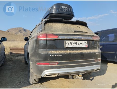 х999ам98, Geely Atlas