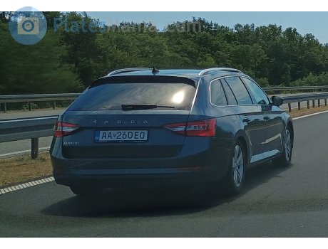 AA 260EO, Skoda Superb