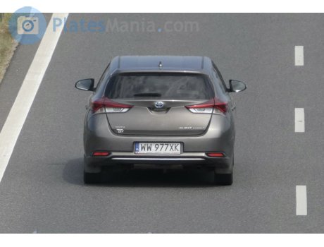 WW 977XK, Toyota Auris