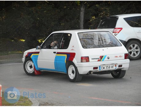 EW-358-VF, Peugeot 205