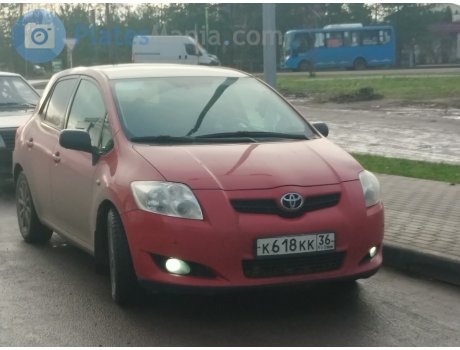 к618кк36, Toyota Auris