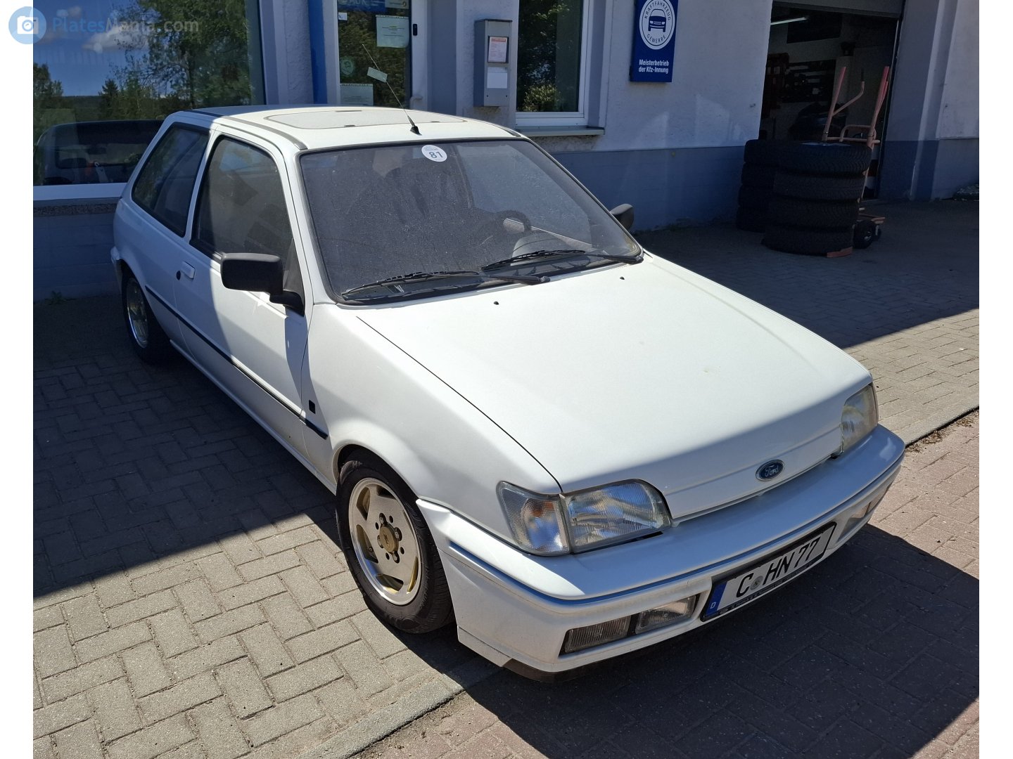 C HN 77, Ford Fiesta 3rd gen (Classic) 3-door Hatch (FAJ; BE13), 1989–1997