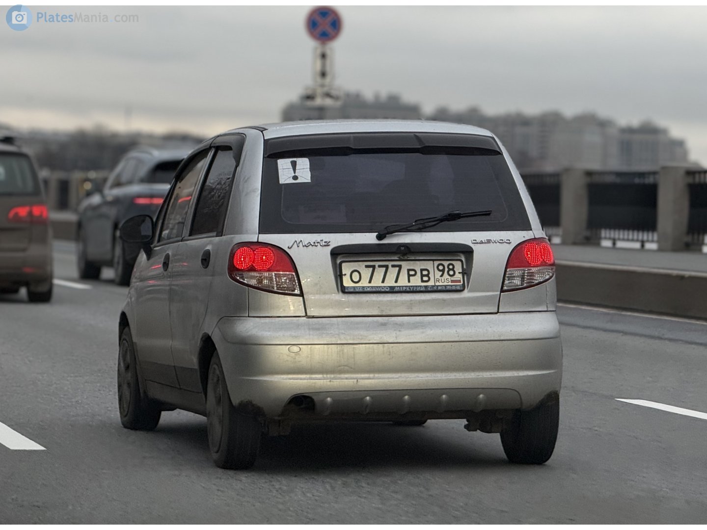 о 777 рв 98, Daewoo Matiz 2nd gen (M250), facelift, 2007­–2011