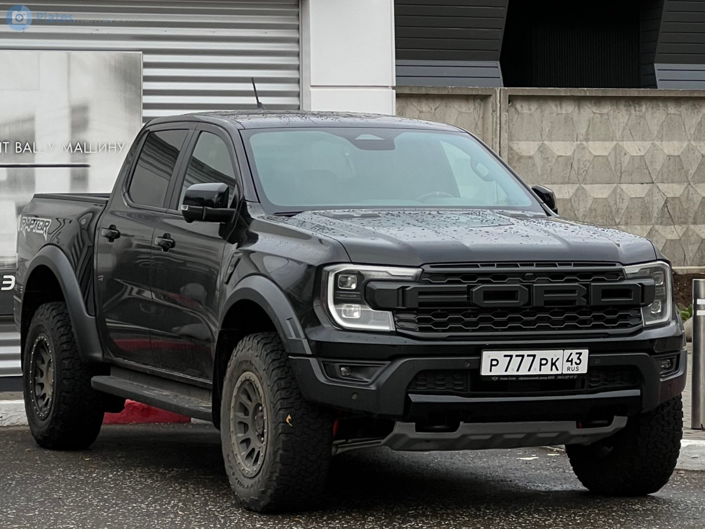 р 777 рк 43, Ford Ranger Global 4th gen Raptor (P703/RA), 2022–