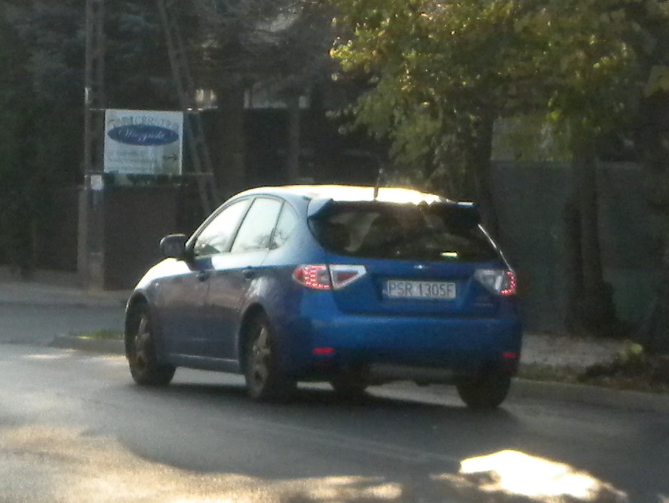 PSR 1305F, Subaru Impreza 4th gen Hatch (GP), 2012–2016