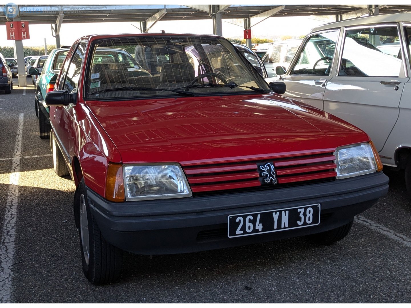 264 YN 38, Peugeot 205 1st gen 3-door Hatch (20A/C), 1983–1998